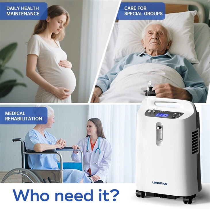 Longfian Medical Grade Hospital Equipment 5 Liter Gvs Filter JAY-5DW Oxygen Concentrator